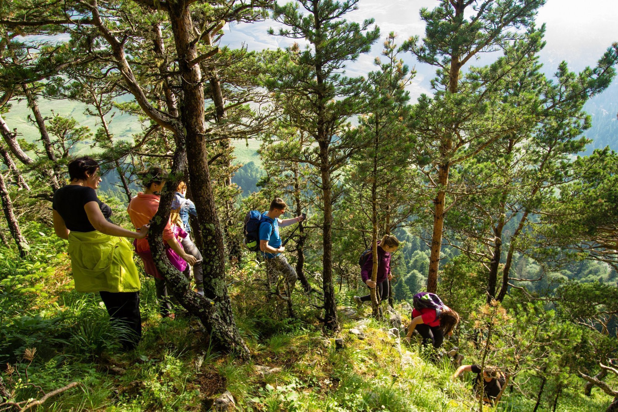 Пешая прогулка в верховья реки Курджипс