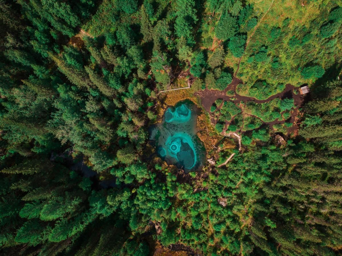 Алтайский Марс, Гейзерное озеро Чуйская и Курайская степи