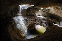 Подземный водопад, Карадахская теснина 