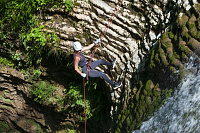 Маршрут в ущелье реки Руфабго